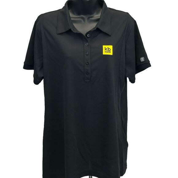 KB Home Polo T Shirt Womens XL X-Large Black OGIO Employee Uniform Embroidered - Picture 2 of 6